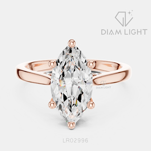 Anillo de Diamante Cultivado en Laboratorio con Corte Marquesa Certificado por IGI de 1.79CT, Oro Blanco de 14K, Color F+, Claridad VS+, Anillo de Compromiso Moderno para Mujer - Product Image 5