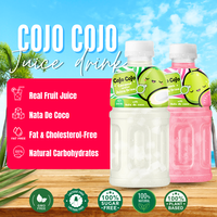 Cojo Cojo 320ml Boisson Saveur Noix de Coco avec Nata de Coco Grossiste Marque Privée Échantillon Gratuit OEM ODM ISO