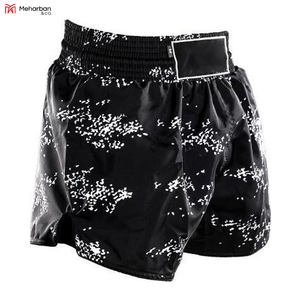 Pantalones Cortos de Kick Boxing Sublimados en Poliéster para Hombre y Mujer, Shorts de Muay Thai Personalizados para Venta al Por Mayor - Product Image 2