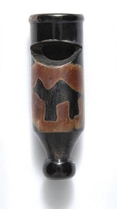 Buffalo Horn Whistle for Pets | Handmade Eco-Friendly Rustic Animal Training Whistle High Quality - Product Image 1