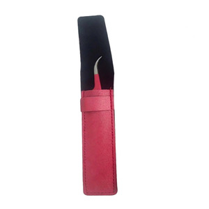 Handmade Style Single Piece <b>Leather</b> Tweezer <b>Pouch</b> With Strong Stitching Compact Shape And Practical Storage - Product Image 4