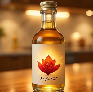 Huile essentielle de safran 100% pure et naturelle, aromathérapie douce, écologique, vente en gros en vrac - Product Image 5