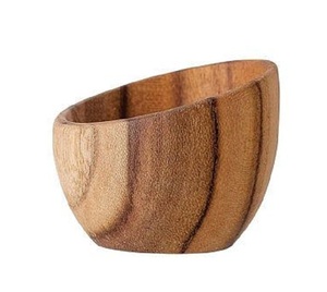New Decorative Round Wooden Eco-Friendly Serving Bowls with Natural Finish for Party Use Modern Design Customizable Size & Color - Product Image 1