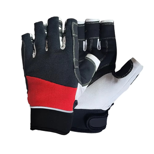 Custom High Quality Breathable Fabric Fingerless <b>Sailing</b> <b>Gloves</b> Quick Dry Comfortable Non-Slip Buckle Closure Sports <b>Gloves</b> - Product Image 5