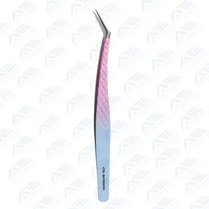 Pinzas de Acero Inoxidable para Cejas y Pestañas con Opción de Logotipo Personalizado, Pinzas para Pestañas al por Mayor, Venta Caliente, Metal Grueso - Product Image 6