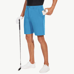 Pantalones Cortos Deportivos de Golf para Hombre, de Alto Rendimiento, con Logotipo Personalizado, de Secado Rápido, Transpirables, de Poliéster, que Absorben la Humedad, de Color Sólido, Casuales - Product Image 4