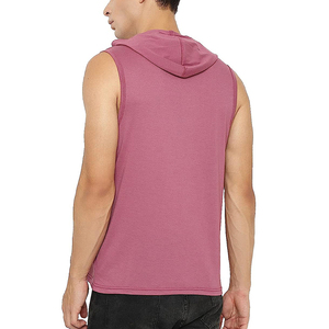 Gym <b>Sleeveless</b> <b>Hoodie</b> Lightweight Cotton Material Athletic Inspired Fashion Wear Custom Branding OEM ODM <b>Sleeveless</b> <b>Hoodie</b> - Product Image 4