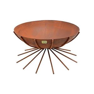 Linea Exports Inc. – Brasero en métal au design moderne pour terrasse et jardin, ambiance rustique, élégant et idéal pour la maison - Product Image 3