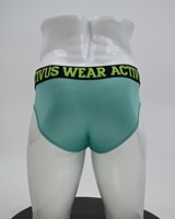 Caleçons Bikini Homme Taille Basse avec Poche de Maintien et Contour, Sous-vêtements Extensibles, Ceinture Personnalisable avec Logo, Marque Privée, Vente en Gros