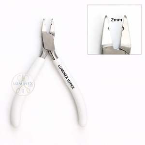 Alicates de Acero Inoxidable Mágicos para Crimpado de Tubos de 2 mm |   Herramienta Profesional para la Fabricación de Joyas con Cuentas y Alambre - Product Image 2