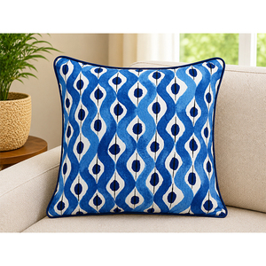 Premium 100% Cotton Floral Printed <b>Cushion</b> <b>Cover</b> | Elegant Decorative Throw Pillow <b>Cover</b> for Living Room & Bedroom - Product Image 2