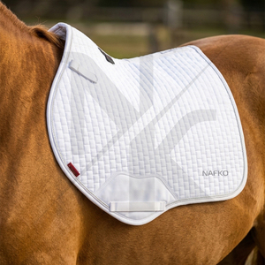 Tapis de selle carré de luxe pour le saut d'obstacles, anti-frottement, respirant, absorbant les chocs, pour équipement équestre, personnalisable - Product Image 5