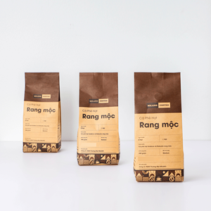 Mélange Vietnam Arabica Robusta Café en grains entiers Torréfaction légère Arôme lisse Saveur équilibrée 250g Vente en gros OEM - Product Image 1