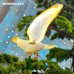 Lámpara Decorativa LED <span class=keywords><strong>para</strong></span> Jardín Momovalley, Lámpara con Forma <span class=keywords><strong>de</strong></span> Paloma 3D <span class=keywords><strong>para</strong></span> <span class=keywords><strong>Decoración</strong></span> Navideña, Iluminación <span class=keywords><strong>de</strong></span> Aves Voladoras <span class=keywords><strong>para</strong></span> Jardín - Product Image 1