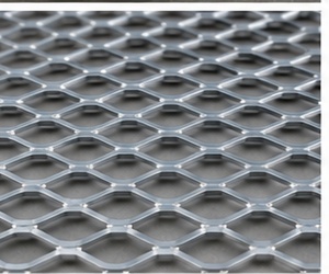 Aluminum Expanded <b>Wire</b> <b>Mesh</b> Diamond Hole Metal Fence Panel Security <b>Mesh</b> for Industrial Protection and Guarding - Product Image 1