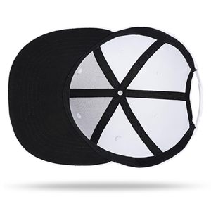 Gorra Snapback Off White de 6 Paneles con Aplique de Bandera Americana en el Panel Frontal, Unisex, Estilo Casual Urbano, Ajustada, para Adultos - Product Image 5