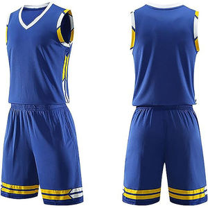 Shorts de basketball unisexes entièrement personnalisables en tissu mesh polyester avec taille élastique - Product Image 4