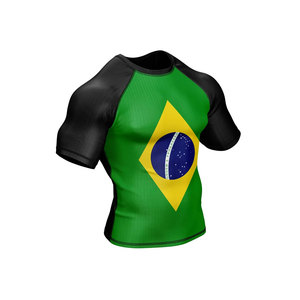 เสื้อรัดรูปแขนยาวคอกลมสำหรับผู้ชาย แบบสั่งทำพิเศษ ยืดได้ 4 ทิศทาง เหมาะสำหรับออกกำลังกาย ฟิตเนส และการฝึกซ้อม - Product Image 6