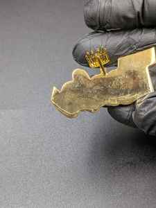 จี้เพชรโมอิสซาไนต์แบบกำหนดเองพร้อมมงกุฎ ชุบทอง สำหรับงานปาร์ตี้ฮิปฮอป ทำจากเงินแท้ 925 เครื่องประดับจี้และชาร์มคุณภาพสูง - Product Image 2