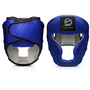 High Quality Genuine Leather Boxing <b>Head</b> Guard MMA <b>Training</b> <b>Head</b> Safety Taekwondo <b>Head</b> Guards For Adults - Product Image 6
