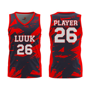 Camiseta de Baloncesto Personalizada con Logotipo Frontal Impreso por Transferencia de Calor, Transpirable, que Absorbe la Humedad, Talla Grande, sin Mangas, Cuello en V - Product Image 6