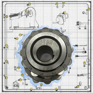 Roulement à rouleaux cylindriques à simple rangée à charge élevée pour boîte de vitesses, moteur et machines industrielles - Product Image 3