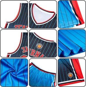 Personalize Your Own Team Basketball Uniform Suit for Kids Adults with Your Custom Name and Number - Product Image 4