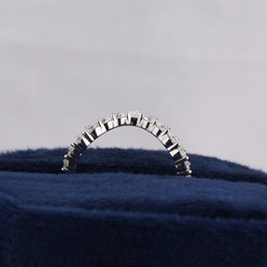Bague de fiançailles pour femme en diamant de laboratoire, or massif 14 carats, coupe poire et ronde, style classique, certifiée IGI, 3,5-4 g, 1 TCW, couleur E - Product Image 6