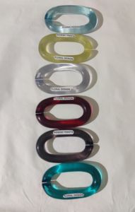 Décoration murale moderne en chaîne de résine pour la maison, idéale pour Diwali, anniversaires et mariages - Couleur et taille personnalisables, fabriquée à la main en Inde - Product Image 2