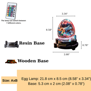 Lámpara de resina personalizada, lámpara de resina, luz nocturna personalizada, lámpara de epoxi de Pokémon, lámpara art déco, regalo personalizado, regalo hecho a mano - Product Image 4