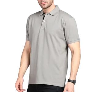 Camiseta de Golf Personalizada con Logotipo, Tejida, 100% Algodón, de Secado Rápido, Transpirable, Manga Corta, para Hombre, MOQ Bajo - Product Image 5