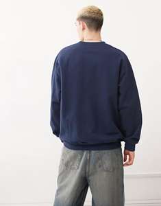 Sweat-shirt à col rond respirant en coton 100% 300 GSM, nouveau design, chaud pour l'hiver, pour hommes - Product Image 5