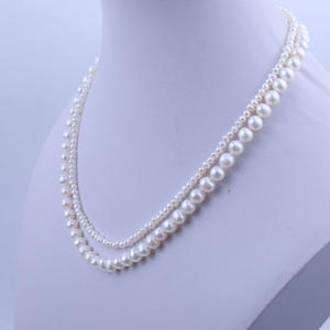 Collier en perles d'eau douce de l'océan de Zhuji Shanxia, orchidée cloche, pour femmes, mode haut de gamme, simple, élégant, accessoire de clavicule - Product Image 3