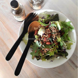 ช้อนตักสลัดควายฮอร์นเครื่องใช้บนโต๊ะอาหารสำหรับร้านอาหารเป็นมิตรต่อสิ่งแวดล้อมทำด้วยมือ - Product Image 2