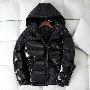 Vestes matelassées brillantes pour hommes, design de fabrication, tissu de qualité supérieure, veste décontractée, service OEM, veste matelassée d'hiver - Product Image 5