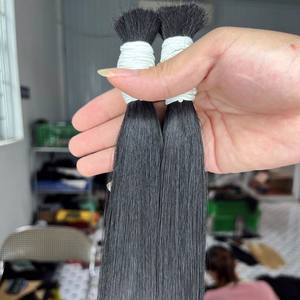 Cheveux vietnamiens en vrac de couleur vietnamienne à cuticule alignée, cheveux humains vietnamiens droits, extensions de cheveux bruts vietnamiens 100% - Product Image 4