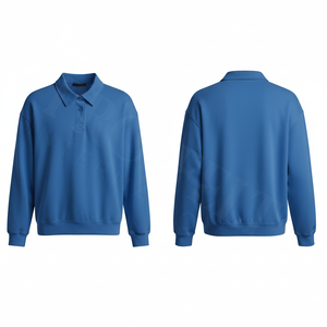 Camiseta Polo Clásica Lisa para Hombre, Ropa Casual Cómoda y Elegante, Transpirable y Ligera - Product Image 3