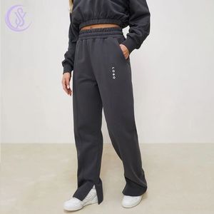Custom Men's Dark Gray Sweatpants <b>Elastic</b> <b>Waist</b> Side Pockets Casual Streetwear Autumn Wear - Product Image 2
