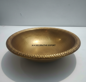 ชามเสิร์ฟอะลูมิเนียมตกแต่งลายถักขอบประณีต ดีไซน์ทันสมัย เป็นมิตรกับสิ่งแวดล้อม เหมาะสำหรับตกแต่งงานแต่งงาน หรูหรา - Product Image 4