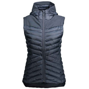 Chaleco Largo de Lona con Cremallera para Invierno, Personalizado con Logotipo, Ropa de Calle, Acolchado, Sin Mangas, para Mujer, Estilo Ecuestre - Product Image 4