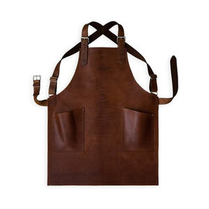 Customized Logo Design <b>Apron</b> Manufacturers Cowhide Split <b>Leather</b> Chef Kitchen Unisex Hotel Uniforms <b>Leather</b> <b>Aprons</b> - Product Image 4