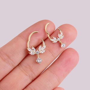 White Marquis Shape Moissanite Diamond Earring 925 Sterling <b>Silver</b> <b>Stud</b> Earring & Other Diamond Jewelry - Product Image 3