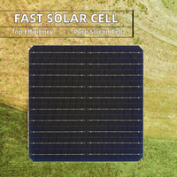 Cellule solaire PERC 182*182mm avec livraison rapide pour module solaire OEM demi-cellule 10BB, fabrication de modules PV