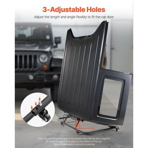 Carrello Portaoggetti Robusto e Mobile con Tetto Rigido, 3 Fori Regolabili, Imbottitura Morbida Rinforzata, Porta Carico e Supporto per Tetto Rigido - Product Image 3