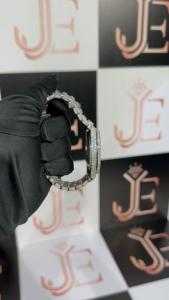 Reloj de Lujo Victoriano con Diamante Moissanite de 50.50 CT, para Hombre y Mujer, Caja de Acero, Resistente al Agua, Esfera de Cristal Digital Ronda - Product Image 3