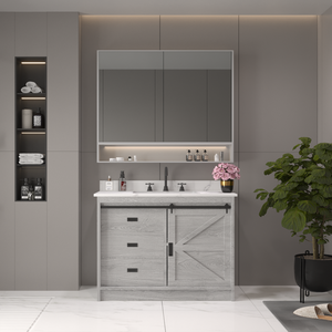 JY Custom Designed Freestanding European Style Modern Vietnamese Furniture <b>Mirror</b> for Hotels Hardwood <b>Bathroom</b> Plywood MDF - Product Image 3