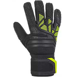High Quality Breathable Polyester Spandex/<b>Latex</b> Grip Stretch Fit Youth Adult American Football Receiver & Goalkeeper <b>Gloves</b> - Product Image 2