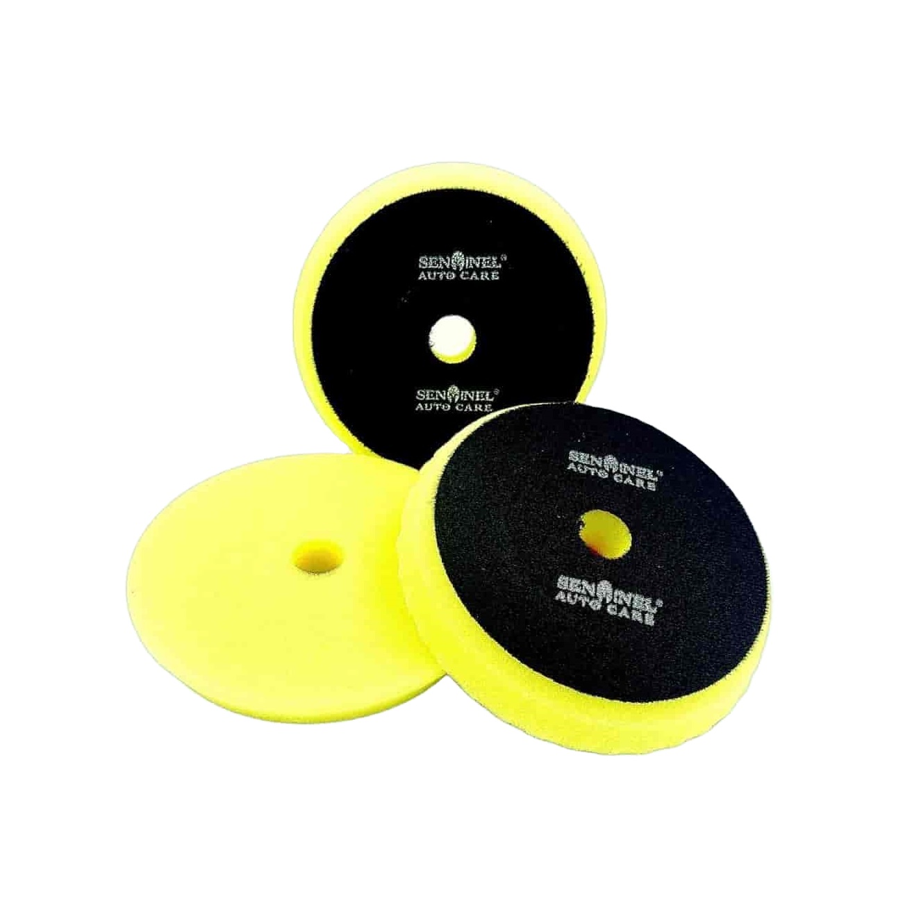Автомобильные аксессуары для полировки Сингапур производитель OEM логотип 5 дюймов СРЕДНИЙ прокладка из пеноматериала (желтый) в упаковке комплект картонная упаковка