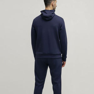 <b>Men's</b> <b>White</b> Hooded <b>Sweatshirt</b> Oversized Fit Solid Color Casual Pullover Breathable Pocket Design Streetwear Cotton Material - Product Image 6