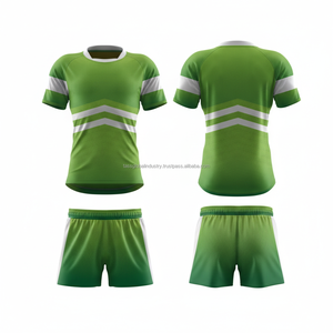 Rugby Uniform Embroidery Short Sleeve Custom OEM Wholesale - Product Image 2